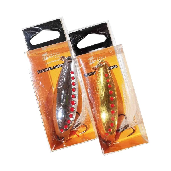 MIZOO FISHING ΤΕΧΝΗΤΟ ΔΟΛΩΜΑ ΑΣΗΜΙ / ΧΡΥΣΟ 7CM